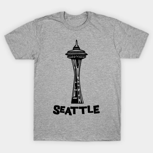 Seattle, Washington's Space Needle T-Shirt by gorff